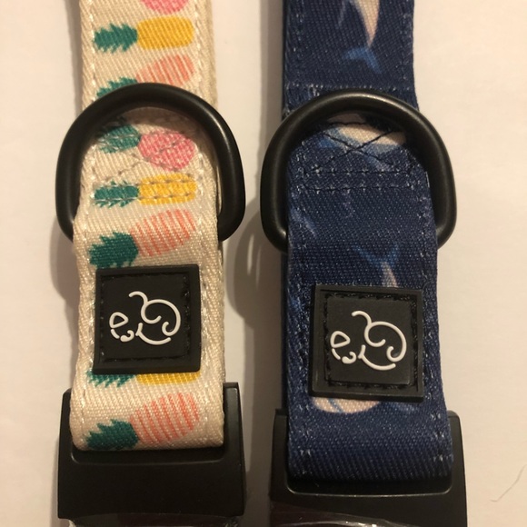 Set of two Lucy & Co medium dog collars